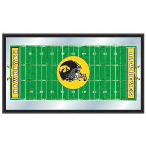   University of Iowa Hawkeyes Football Mirrored Sign: Sports & Outdoors