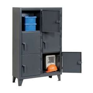  Strong Hold® Personnel Locker Multiple Tier 42x18x68 6 