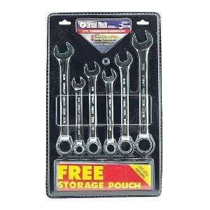  Great Neck 51000 Combination Wrench Set, SAE, 6 Piece 
