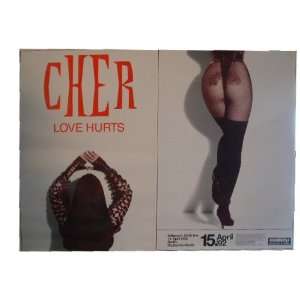    Cher 2 Part German Tour Poster Love Hurts 1992 