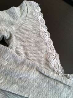 VICTORIAS SECRET Stretch Ruffle Skirt EXPRESS Blouse Lace Trim Top 