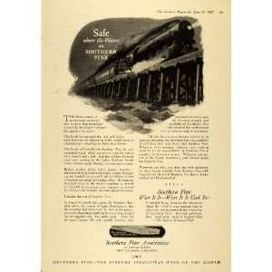   Train Travel Lake Pontchartrain LA   Original Print Ad