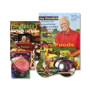  The Live Foods Live Bodies Program (242 page Book, 2 DVDs 