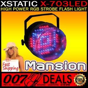   MANSION SUPER SHOT PAR 64 BRIGHT HIGH POWER 112 LED RGB STROBE LIGHT