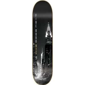  5BORO Skateboard Deck CHRYSLER BUILDING 8 NEW YORK CITY 