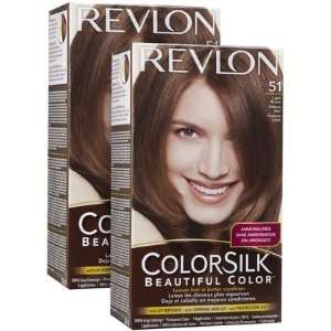 Colorsilk Permanent Hair Color, Light Brown (51/5N), 2 ct (Quantity of 
