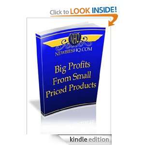 Big Profits From Small Priced Products,Stop Crossing Your Fingers and 