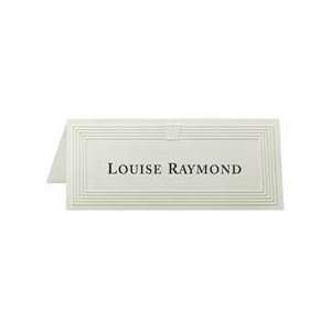    First Base Capital Design Embossed Place Cards: Office Products