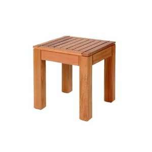  Square Western Red Cedar End Table or Seat: Home & Kitchen