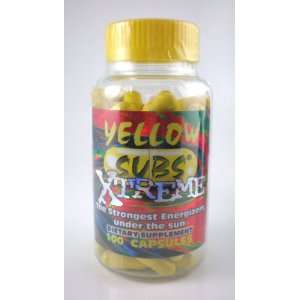  Yellow Subs Xtreme Extreme Energy Boost 100 Caps Health 