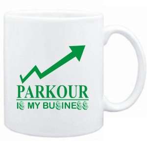  Mug White  Parkour  IS MY BUSINESS  Sports Sports 