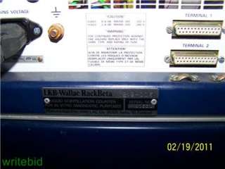 LKB Wallac 1219 RackBeta Floor Model Liquid Scintillation Counter 