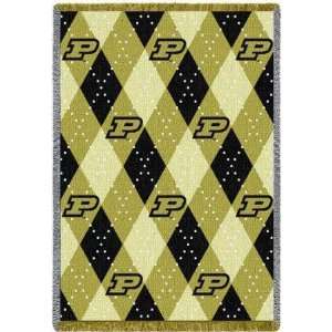 Purdue University, Plaid , 48x69