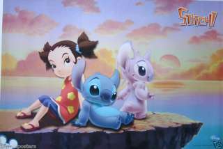 DISNEY STITCH POSTER FROM ASIA  Stitch,Yuna & Angel  