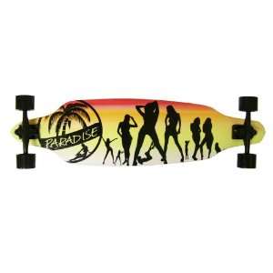   : Paradise Girls Complete Longboard (10 x 39 Inch): Sports & Outdoors