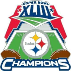  SB XLIII Champs 5 pin set   Steelers