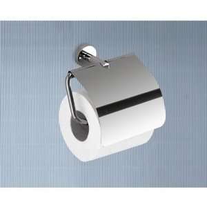 : Gedy 6525 13 Chrome Plated Brass Toilet Roll Holder With Cover 6525 