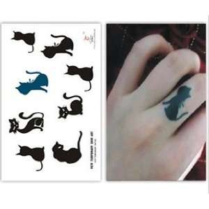 Shipping Free Small Cat Temporary Tattoos Fashiona Waterproof a Party 