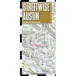 : Streetwise Austin Map   Laminated City Center Street Map of Austin 