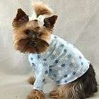 XS New Winter Snowflakes Blue Dog Turtleneck shirt clothes puppy