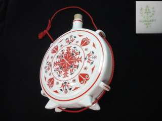 1950’s ANTIQUE PORCELAIN WATER FLASK HUNGARY  
