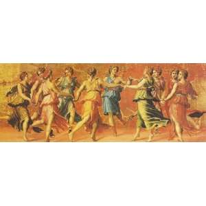 Dance of Apollo with the Muses (Panorama), 1000 Piece Jigsaw Puzzle 