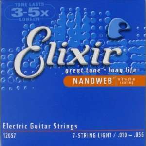  Elixir Electric Guitar 7 String NanoWeb Coating, .010 