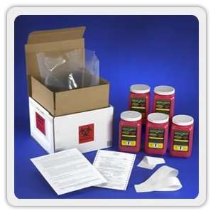  1.4 Quart Sharps Mail Back Disposal System   (5 pack 