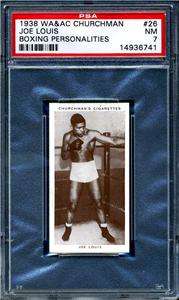 HGR 1938 Boxing Personalities Joe Louis PSA NM 7  