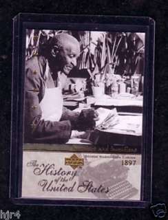 George Washington Carver 1897 US History Upper Deck USA Trading Card 