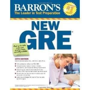  Barrons New GRE, 19th Edition (Barrons GRE) Paperback By 