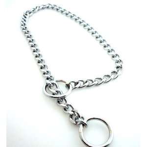   Dauge Flat Link Style Training Collar or Show Chain 2.0 mm Chrome 32
