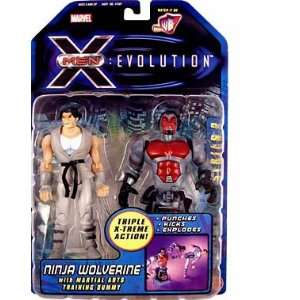  X Men: Evolution Ninja Wolverine Action Figure: Toys 