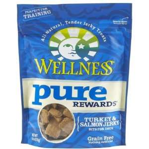 Wellness Pure Rewards   All Natural Turkey & Salmon Jerky Bits   6 oz 