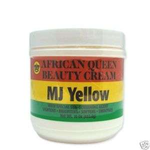 African Queen Beauty Cream Mj Yellow 16oz.  