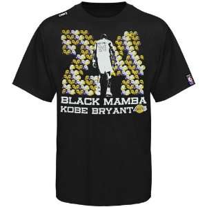   Angeles Lakers #24 Kobe Bryant Black Mamba T shirt