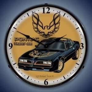  1977 Pontiac Trans Am Lighted Wall Clock