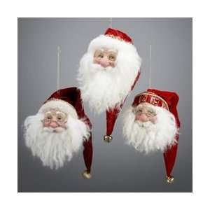  Kents Faces of Christmas Santa Claus Head Ornaments