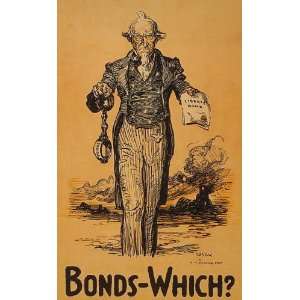 World War I Poster   Bonds   which? 15 X 24