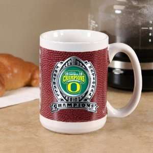   National Champions 15oz. Game Ball Pewter Logo Mug (): Home & Kitchen