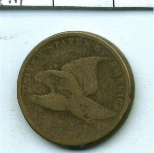 1858 P United States Flying Eagle 1 Cent 1184  