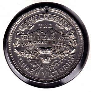 1897 Comm Queen Victoria Longest Reign Medal  