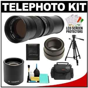  Kenko 420 800mm Telephoto Zoom Lens & 2x Teleconverter 
