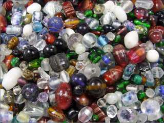 TWO POUNDS ASSORTED MIX GLASS BEADS LOT (HUGE STORE SALE ON NOW 