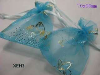 Butterfly Organza Wedding Gift Bags 7x9cm XE Optional  