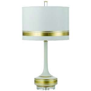  AF Lighting 8255 TL Darwin Table Lamp, White Gold: Home 