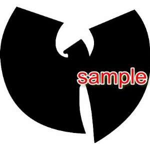  WUTANG CLAN WHITE 10 VINYL DECAL STICKER 