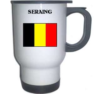  Belgium   SERAING White Stainless Steel Mug Everything 