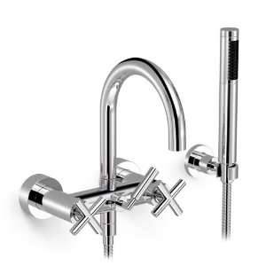    06 Wall Mounted Bath Mixer With/Without Shower S: Home Improvement