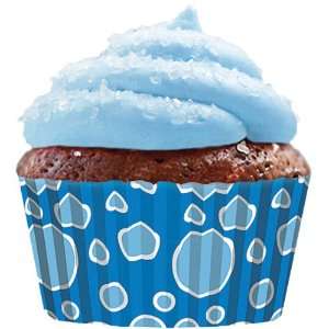    Mini Baking Cups 60/Pkg Blue Dots (MINIBCUP 8871): Home & Kitchen
